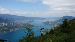 Lac d'Annecy - Blick vom Col de la Forclaz